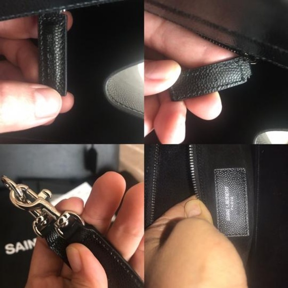 Saint Laurent Cabas Rive Gauche Small Leather - Picture 7 of 8